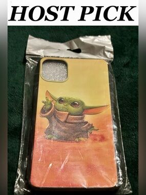 Star-Wars Mandalorian Grogu BabyYoda soft silicone iPhone Case 11Pro MAX